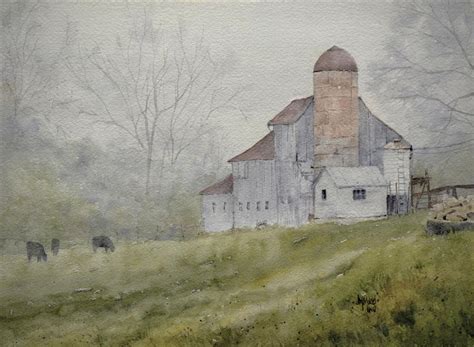 Old Barn Watercolor Paintings At Explore Collection Of Old Barn Watercolor