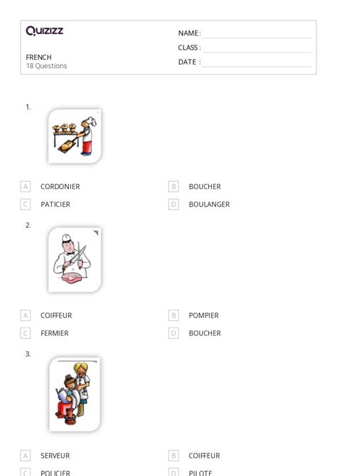 50 French Worksheets For 2nd Grade On Quizizz Free Printable