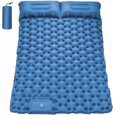 Double Portable Sleeping Pad Self Inflating Waterproof 2 Person Camping