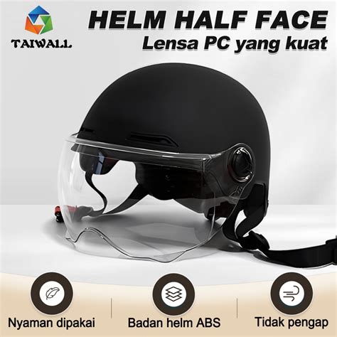 Jual HELM Sepeda Listrik Helm Half Face Helm Half Face ABS Helm