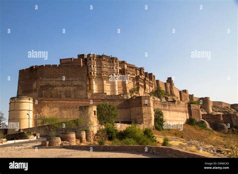 India, Rajasthan, View of Jodhpur fort Stock Photo - Alamy