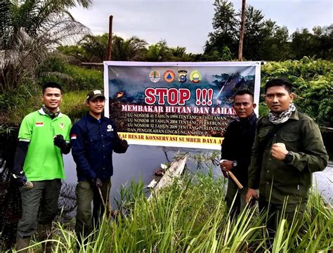 Patroli Pencegahan Kebakaran Hutan Di Sm Giam Siak Kecil Ditjen