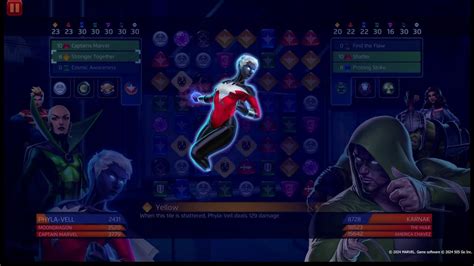 Piecing Together Marvel Puzzle Quest Phyla Vell Captain Marvel