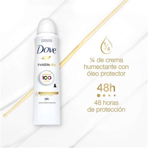 Antitranspirante En Aerosol Dove Invisible Dry 14 Crema Humectante 150