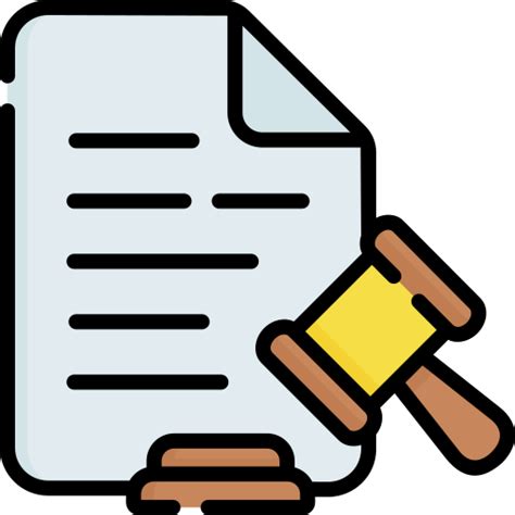 Legal Document Special Lineal Color Icon