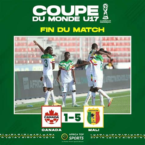 Coupe Du Monde U17 Le Mali Atomise Le Canada Et Se Qualifie Pour Les Huitièmes