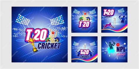 Premium Vector Vector Illustration Of T20 Cricket Tournament 2023