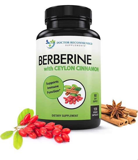 Doctor Recommended Supplements Berberine With Ceylon Cinnamon Mg