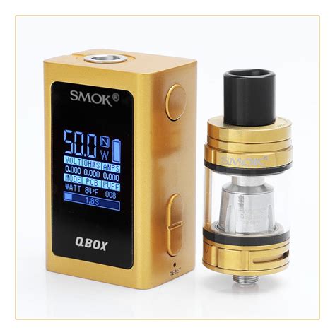 Smok Qbox Kit Is Tiny But Worthy Box Mod And Tank Spinfuel Wellness