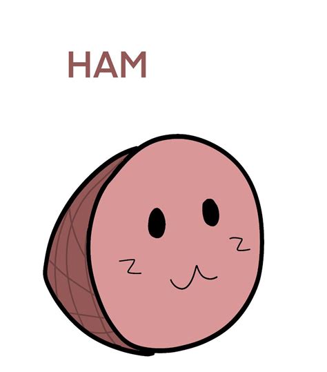 When I First Heard That The Ham Is Called A Ham My Brain Was Like R