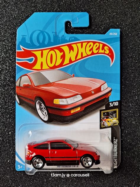 Hot Wheels Honda Cr X Red First Edition Hobbies Toys Toys