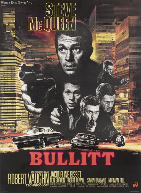 Original Film Posters Online - Place Bid | Bullitt movie, Steve mcqueen ...