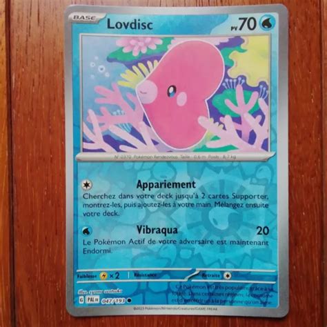 Carte Pok Mon Lovdisc Reverse Ev Evolutions Paldea Fr Neuve