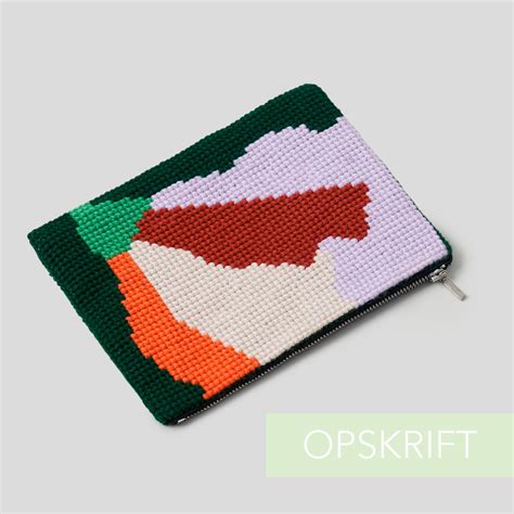 RØMØ clutch Opskrift Kit Couture Broderi Moderne