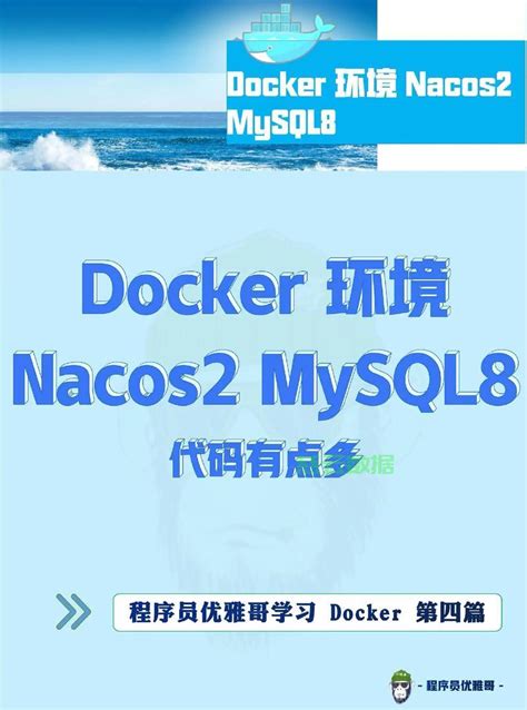 Docker安装mysql和nacos集群加nginx代理 技术分享 云服务器