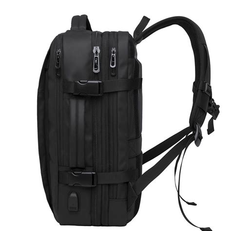 Mochila Executiva Masculina Reforçada de 40L Expansível Antifurto