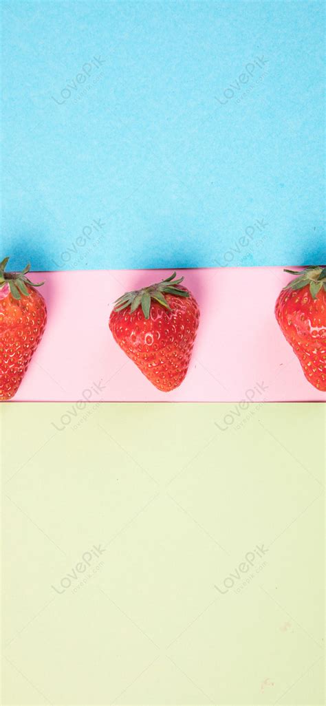 Strawberry Mobile Phone Wallpaper Images Free Download On Lovepik