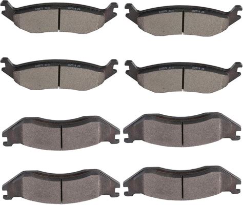 Amazon Ceramic Brake Pads Kits Scitoo Pcs Brakes Pads Set Fit For