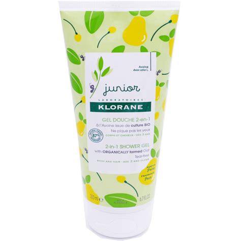 Klorane Junior Gel Douche 200 Ml Poire