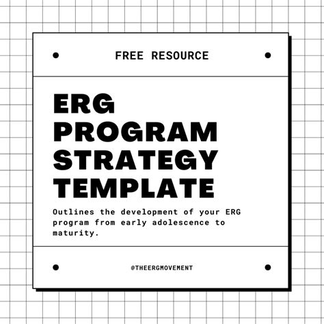 FREE ERG Program Strategy