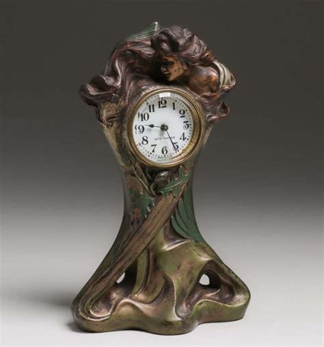 Art Nouveau Seth Thomas Clock C1905 California Historical Design