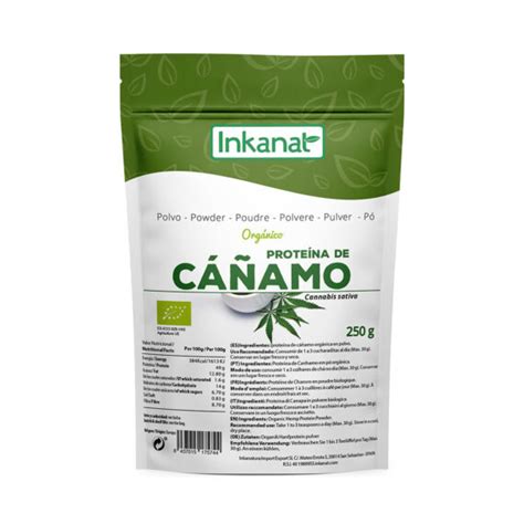 Proteína de Cáñamo en polvo BIO 250g INKANAT