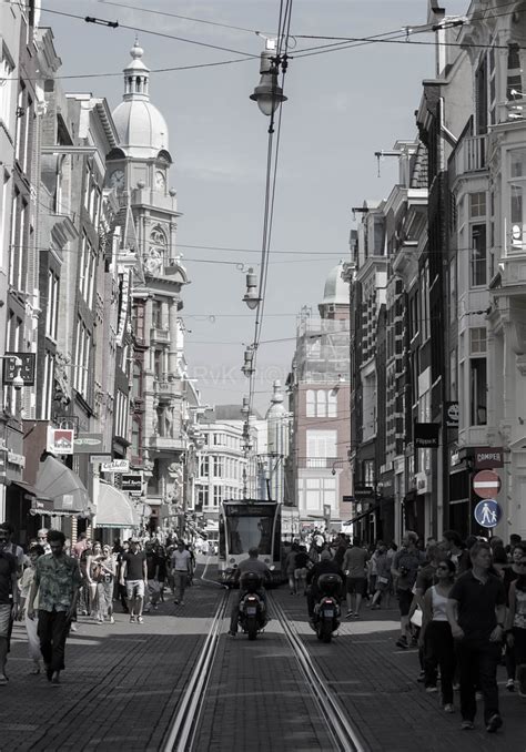 Leidsestraat This Is The Leidsestraat In Amsterdam Ronald Van