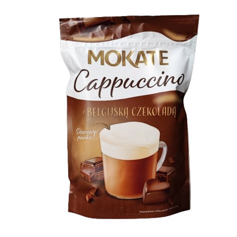 Cappuccino Belgijska Czekolada Kawa Rozpuszczalna Mokate G