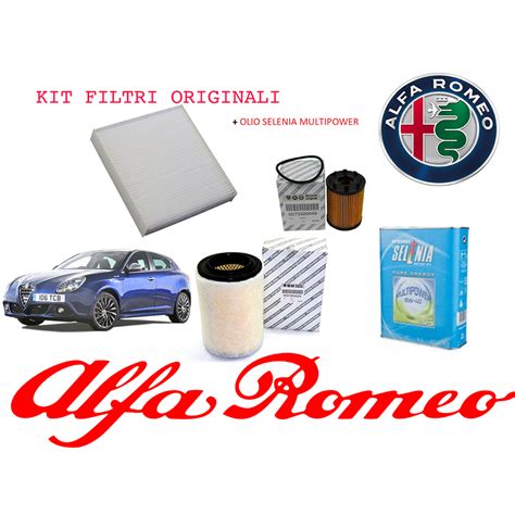 Kit Tagliando Filtri Originali Lt Olio Multipower Gas Candele