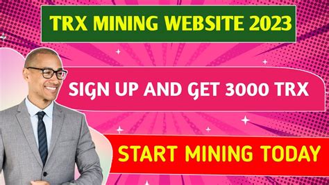 New Trx Mining Site Today New Trx Platform Website 2023 New Mining