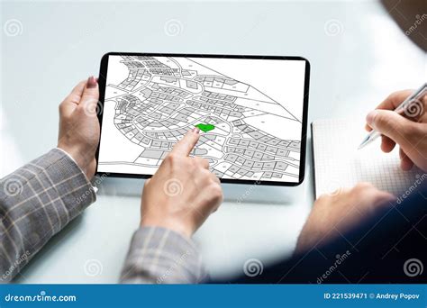 Cadastre City Building Survey Map Stock Image Image Of Geography