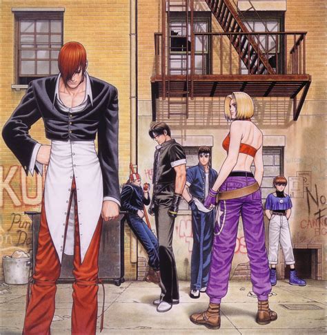 Heres The Full Artwork Of The Kof Xv Pop Up Shop In The Akihabara