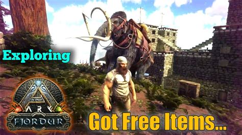 ARK Fjordur Got Free Items And Building Base ARK Survival Evolved