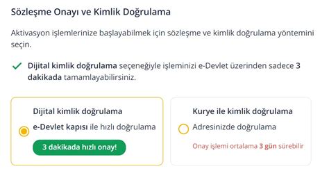 TurkNet için e Devlet ile Dijital Kimlik Doğrulama nasıl yapılır