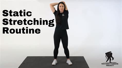 Static Stretching Routine Get Wwpfit Wounded Warrior Project Youtube