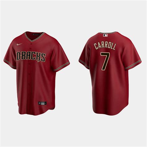 Arizona Diamondbacks Corbin Carroll Alternate Jersey Red Orscalina