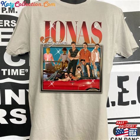 Vintage Jonas Brothers T Shirt Brother Five Albums One Night Tour Shirt