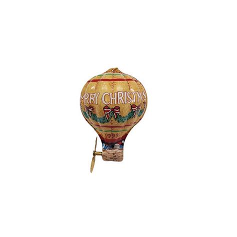 1993 Tin Hot Air Balloon Hallmark Keepsake Christmas Tree Ornament QX561 5 NIB New In Box Etsy