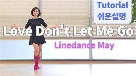 Love Don T Let Me Go Line Dance High Improver Wil Bos Tutorial