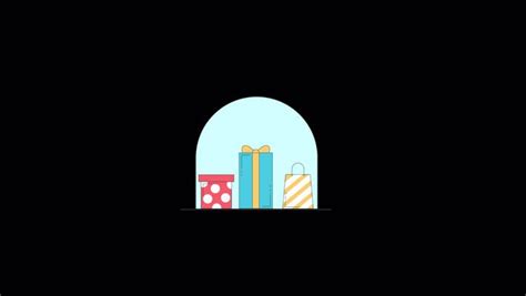 Gift Box Opening Animation Stock Video Footage for Free Download