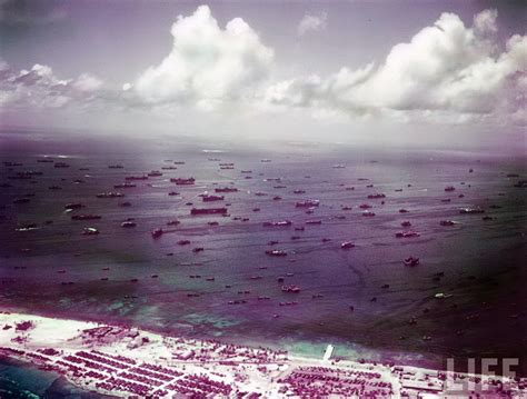 World War Ii Pictures In Details American Armada At Ulithi Atoll