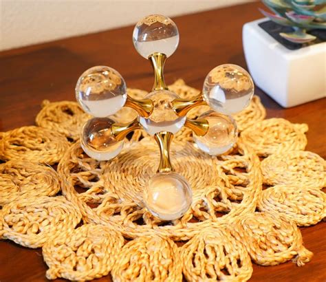 Buy Crystal Glass Balls Table Showpiece At Off Online Wooden Street