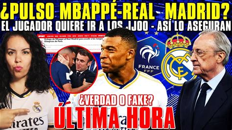 Pulso De Mbapp Al Madrid Por Los Jjoo As Lo Aseguran Verdad O