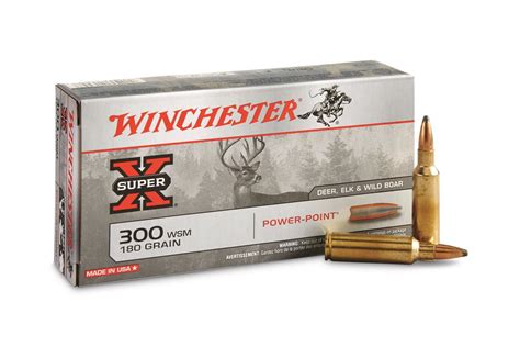 Winchester 300 Wsm 180 Gr Power Point Super X 20box Sportsmans