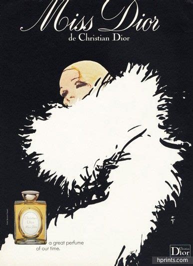 Christian Dior Perfumes Ren Gruau Miss Dior Perfumes