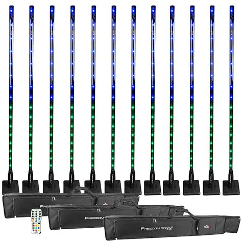 Chauvet Dj Freedom Stick X Wireless Battery Rgb Led Arrays Reverb