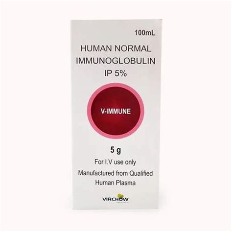 Human Normal Immunoglobulin Injection South Africa Fast Delivery Strength 5 G At Rs 10000 In