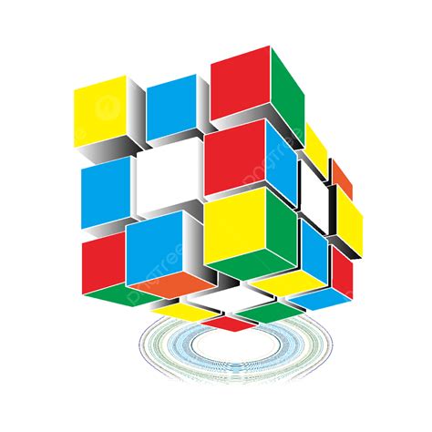 Educational Toys Clipart PNG Images, Magic Cube Toys Educational Toys, Toy, Decorative Pattern ...