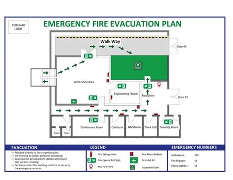 Fire Emergency Evacuation Plan Designer