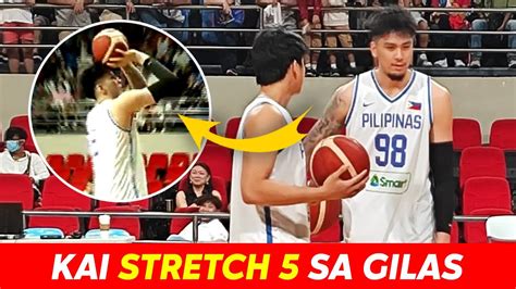 GRABE KAI SOTTO WALANG MINTIS SA 3 POINT SHOT SA GILAS PRACTICE